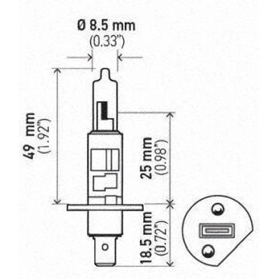 Low Beam Headlight by HELLA - H1-130W pa6