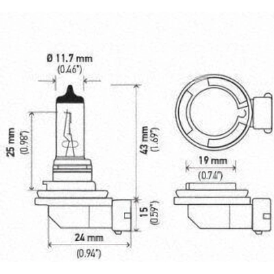 Phare de croisement de HELLA - H11LL pa9