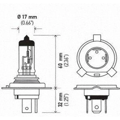 Low Beam Headlight by HELLA - H4P50TB pa2