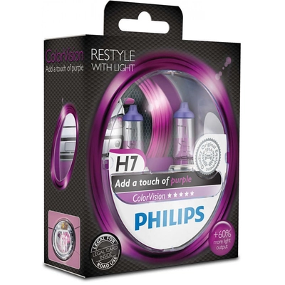 PHILIPS - H7PURPLE - Headlight Bulbs pa2