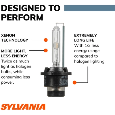 Low Beam Headlight by SYLVANIA - D4S.BX pa6