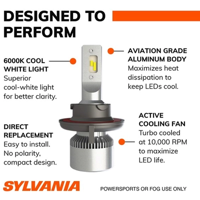 SYLVANIA - H13SL.BX2 - Fog Light Bulb pa2