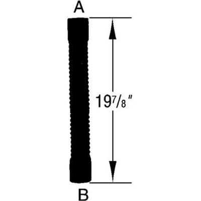 Lower Radiator Hose Flex by DAYCO - 81181 pa3