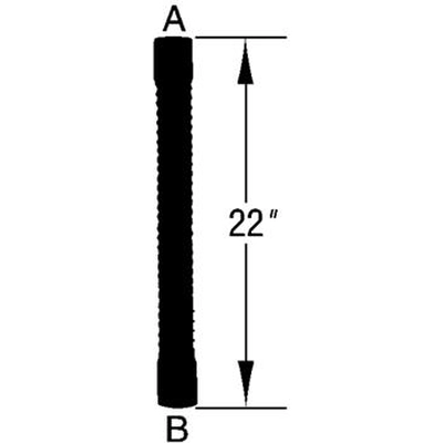 Lower Radiator Hose Flex by DAYCO - 81191 pa4