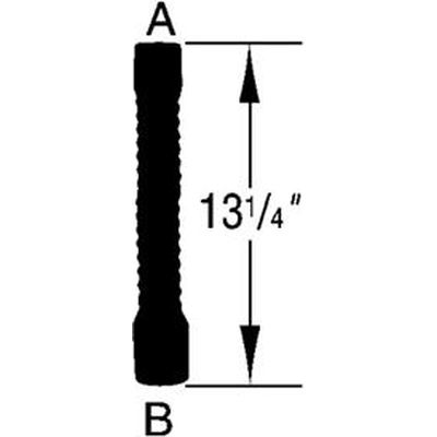 Lower Radiator Hose Flex by DAYCO - 81231 pa3