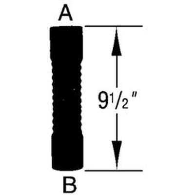 Lower Radiator Hose Flex by DAYCO - 81401 pa3