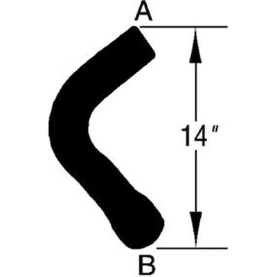 Lower Radiator Or Coolant Hose by DAYCO - 70447 pa3