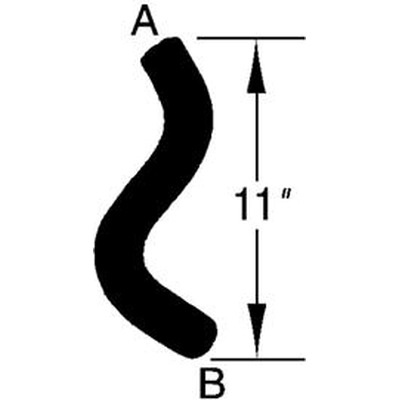 Lower Radiator Or Coolant Hose by DAYCO - 70806 pa6