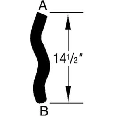 Lower Radiator Or Coolant Hose by DAYCO - 71292 pa3