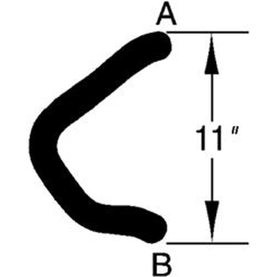 Lower Radiator Or Coolant Hose by DAYCO - 71485 pa3
