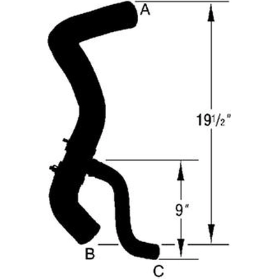Lower Radiator Or Coolant Hose by DAYCO - 71899 pa3