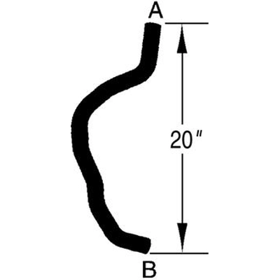 Lower Radiator Or Coolant Hose by DAYCO - 71918 pa3