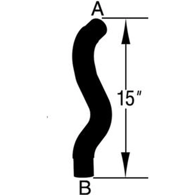 Lower Radiator Or Coolant Hose by DAYCO - 72192 pa4