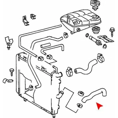 Lower Radiator Or Coolant Hose by URO - 1265014682 pa2