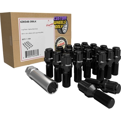 COYOTE WHEEL ACCESSORIES - 63K54828BLK - Lug Nut pa4