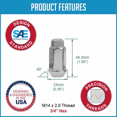 COYOTE WHEEL ACCESSORIES - 70K573 - Lug Nut pa2