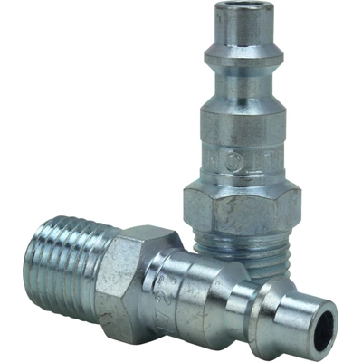 MILTON INDUSTRIES INC - 727 - M-Style 1/4(M)NPTx1/4 40 CFM Steel Quick Coupler Plug in Box Package10 Pieces(Pack of 10) pa4