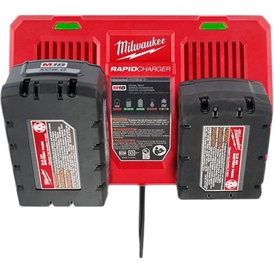 M18™ 18 V Li-ion Dual-port Dual Bay Simultaneous Rapid Wall Battery Charger by MILWAUKEE - 48-59-1802 pa4