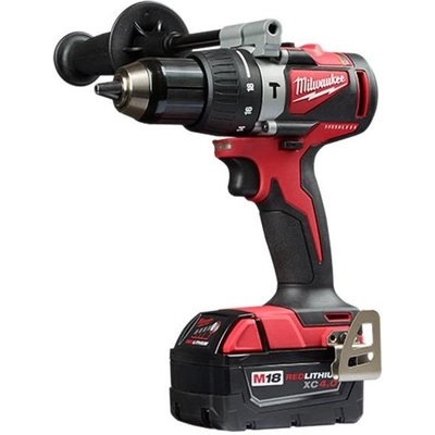 M18™ Cordless 18 V Li-ion 4.0 Ah Brushless Mid-Handle Hammer Drill Kit by MILWAUKEE - 2902-22 pa3