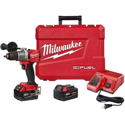 M18 Fuel™ Cordless 18 V Li-ion 5.0 Ah Brushless Mid-Handle Hammer Drill/Driver Kit with ONE-KEY™ Wi-Fi Module by MILWAUKEE - 2806-22 pa6