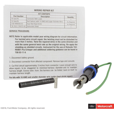 Manifold Absolute Pressure Sensor Connector by MOTORCRAFT - WPT1124 pa3