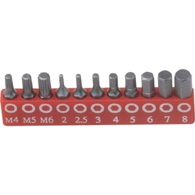 Metric Hex & Triple Square Screwdriver Bit Set by GENIUS - SB-211MH pa5