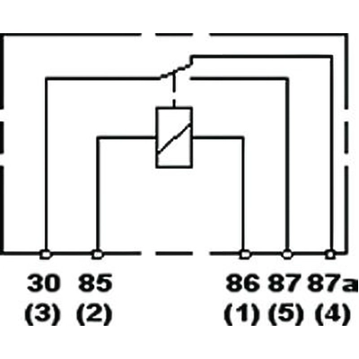 Micro Plug Relay by HELLA - 933332017 pa3