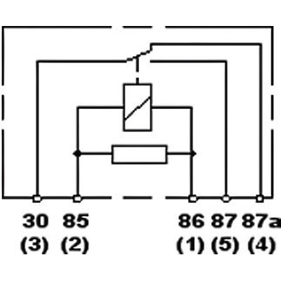 Micro Plug Relay by HELLA - 933332201 pa4