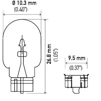Mirror Light (Pack of 10) by HELLA - 194 pa42