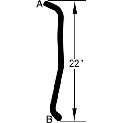 Molded Heater Hose by DAYCO - 72086 pa3