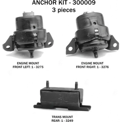 Motor And Transmission Mount Kit by ANCHOR - 300009 pa2