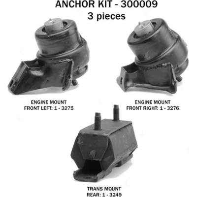 Motor And Transmission Mount Kit by ANCHOR - 300009 pa3