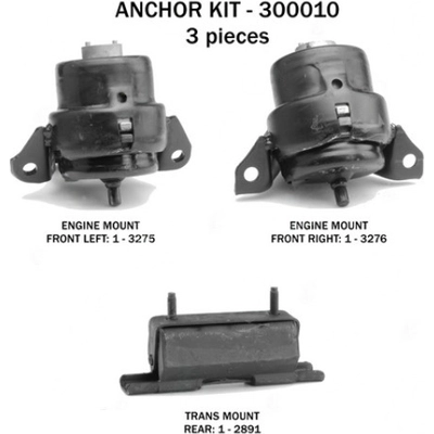 Motor And Transmission Mount Kit by ANCHOR - 300010 pa2