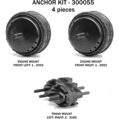 Motor And Transmission Mount Kit by ANCHOR - 300055 pa2