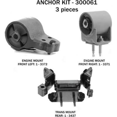 Motor And Transmission Mount Kit by ANCHOR - 300061 pa1