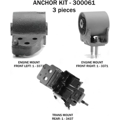 Motor And Transmission Mount Kit by ANCHOR - 300061 pa2