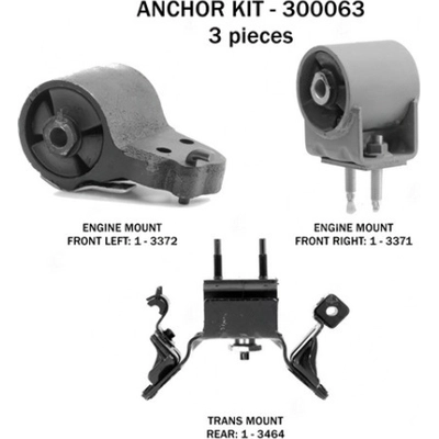 Motor And Transmission Mount Kit by ANCHOR - 300063 pa1