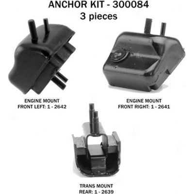 Motor And Transmission Mount Kit by ANCHOR - 300084 pa2