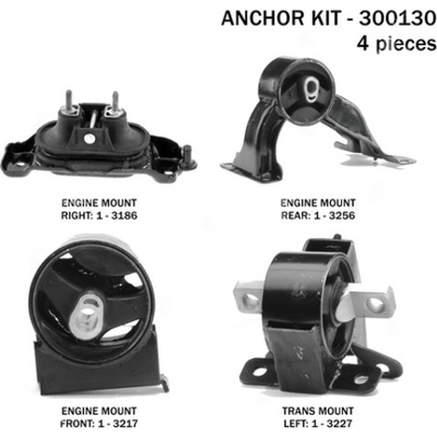 Motor And Transmission Mount Kit by ANCHOR - 300130 pa1