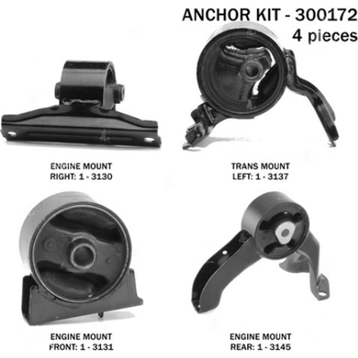 Motor And Transmission Mount Kit by ANCHOR - 300172 pa2