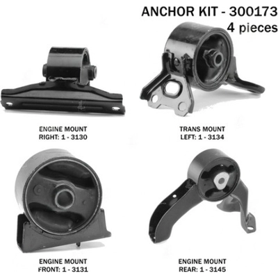 Motor And Transmission Mount Kit by ANCHOR - 300173 pa2