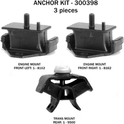 Motor And Transmission Mount Kit by ANCHOR - 300398 pa2