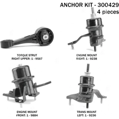 Motor And Transmission Mount Kit by ANCHOR - 300429 pa3