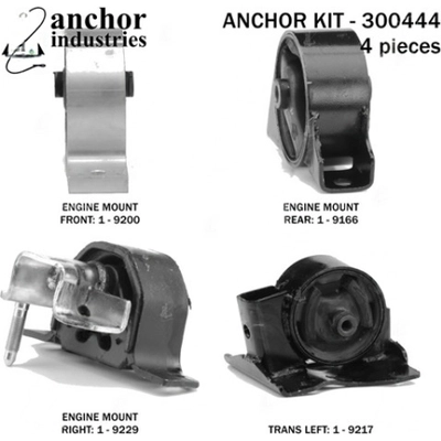 Motor And Transmission Mount Kit by ANCHOR - 300444 pa2