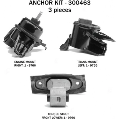 Motor And Transmission Mount Kit by ANCHOR - 300463 pa2