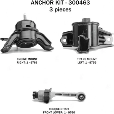 Motor And Transmission Mount Kit by ANCHOR - 300463 pa3