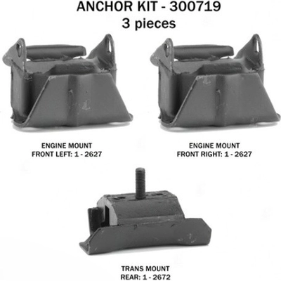 Motor And Transmission Mount Kit by ANCHOR - 300719 pa1