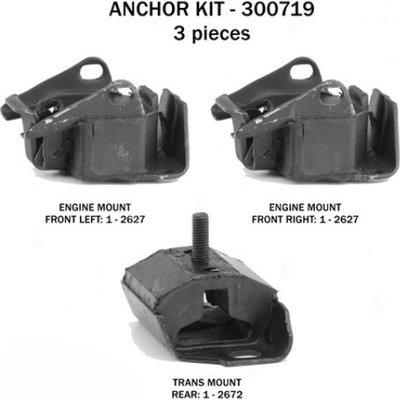 Motor And Transmission Mount Kit by ANCHOR - 300719 pa2