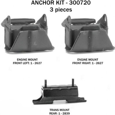 Motor And Transmission Mount Kit by ANCHOR - 300720 pa2