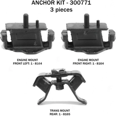 Motor And Transmission Mount Kit by ANCHOR - 300771 pa1